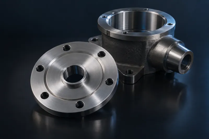 Machined cover and bearing housing